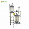 Shanghai Customized 10L 50L 100L 150L Chemical Reactor Jacket Glass Reactor